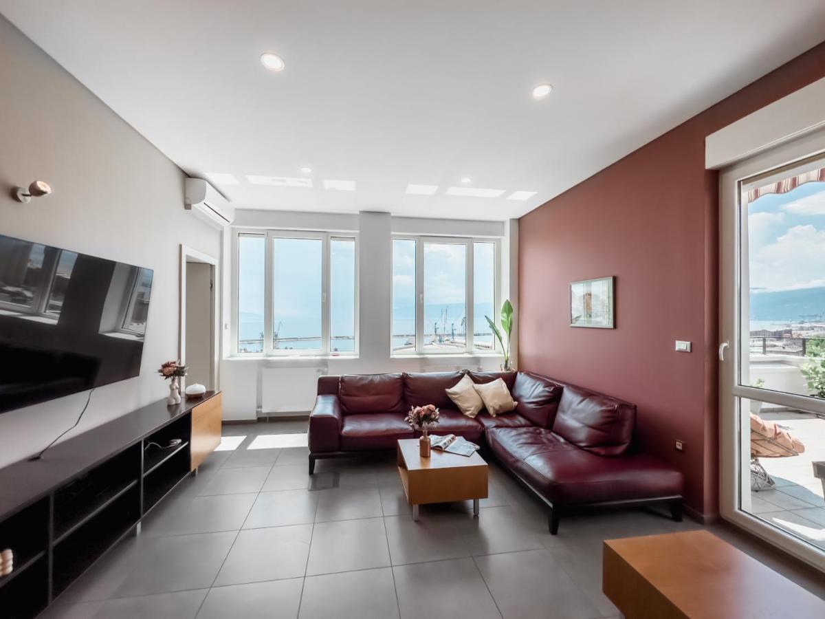 105M2 Penthouse Sea View Rijeka With Free Garage Parking Διαμέρισμα Εξωτερικό φωτογραφία