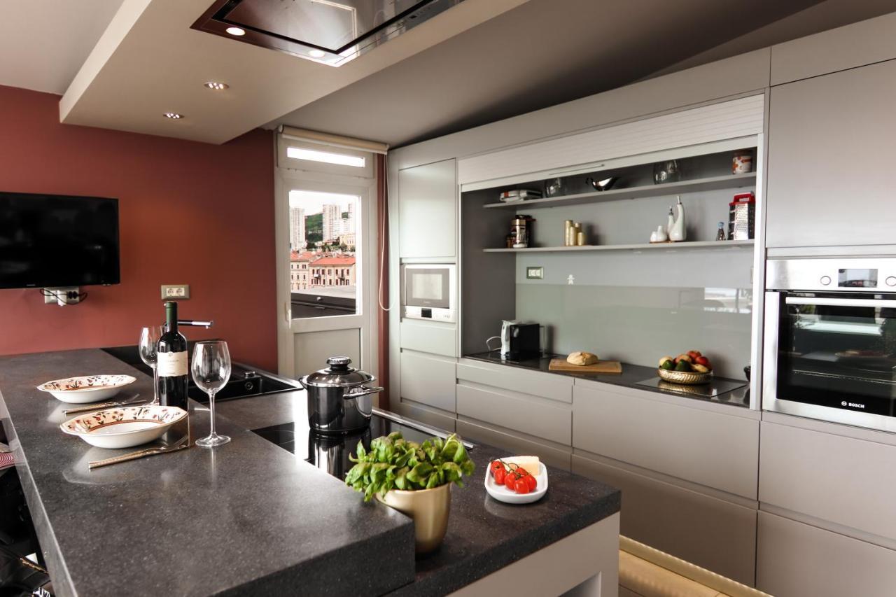 105M2 Penthouse Sea View Rijeka With Free Garage Parking Διαμέρισμα Εξωτερικό φωτογραφία